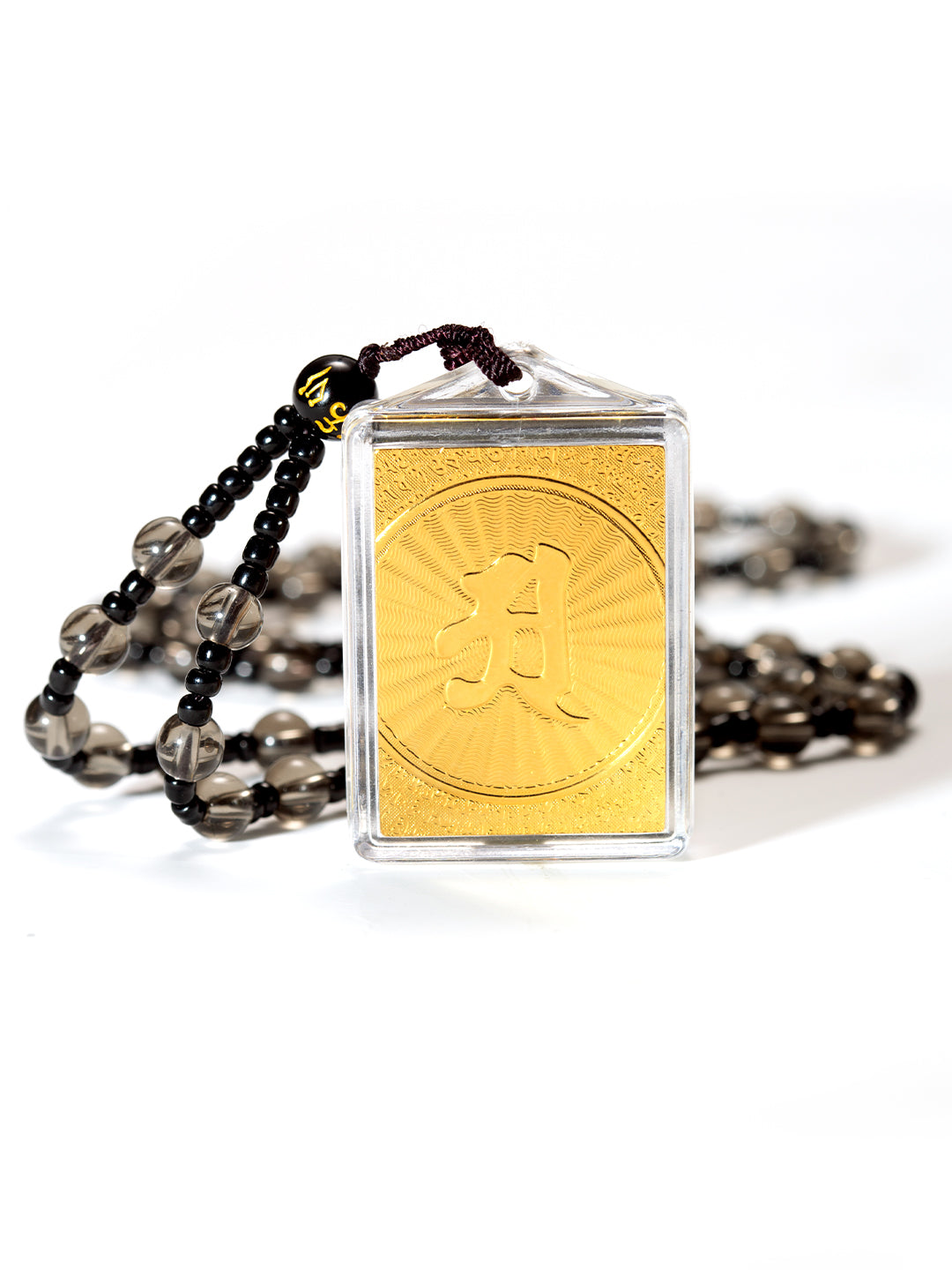 Shurangama Mantra Fortune Pouch Pendant Necklace · Green Multicolor