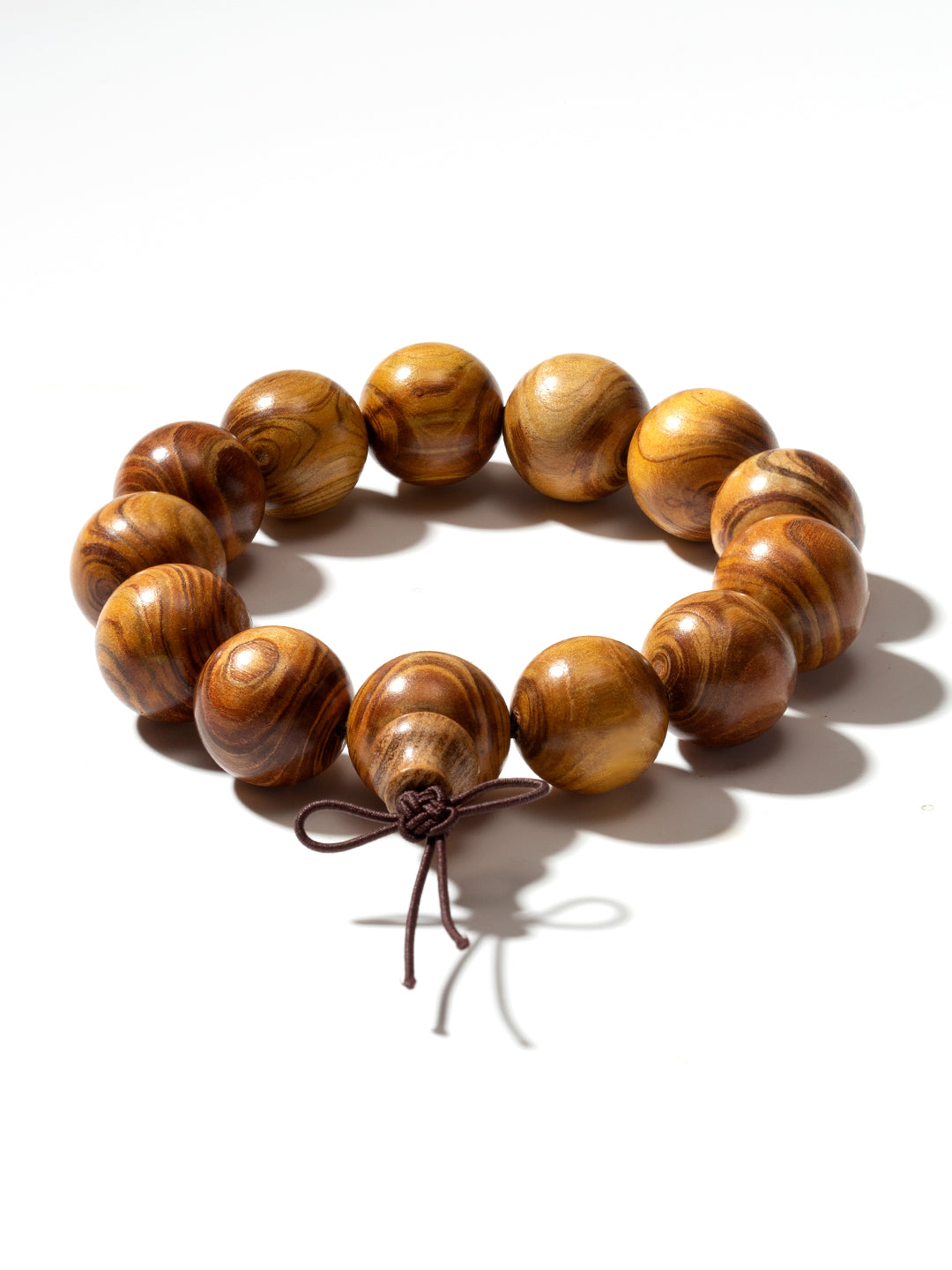 Golden Glaze Wood Bracelet