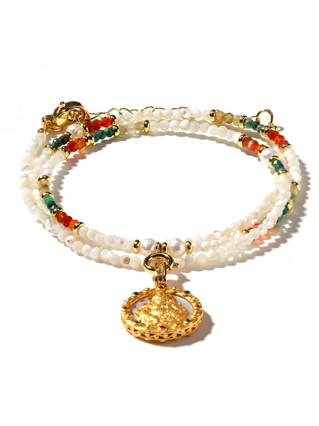 Shell Pearl Jambhala Pendant | Zensambodhi