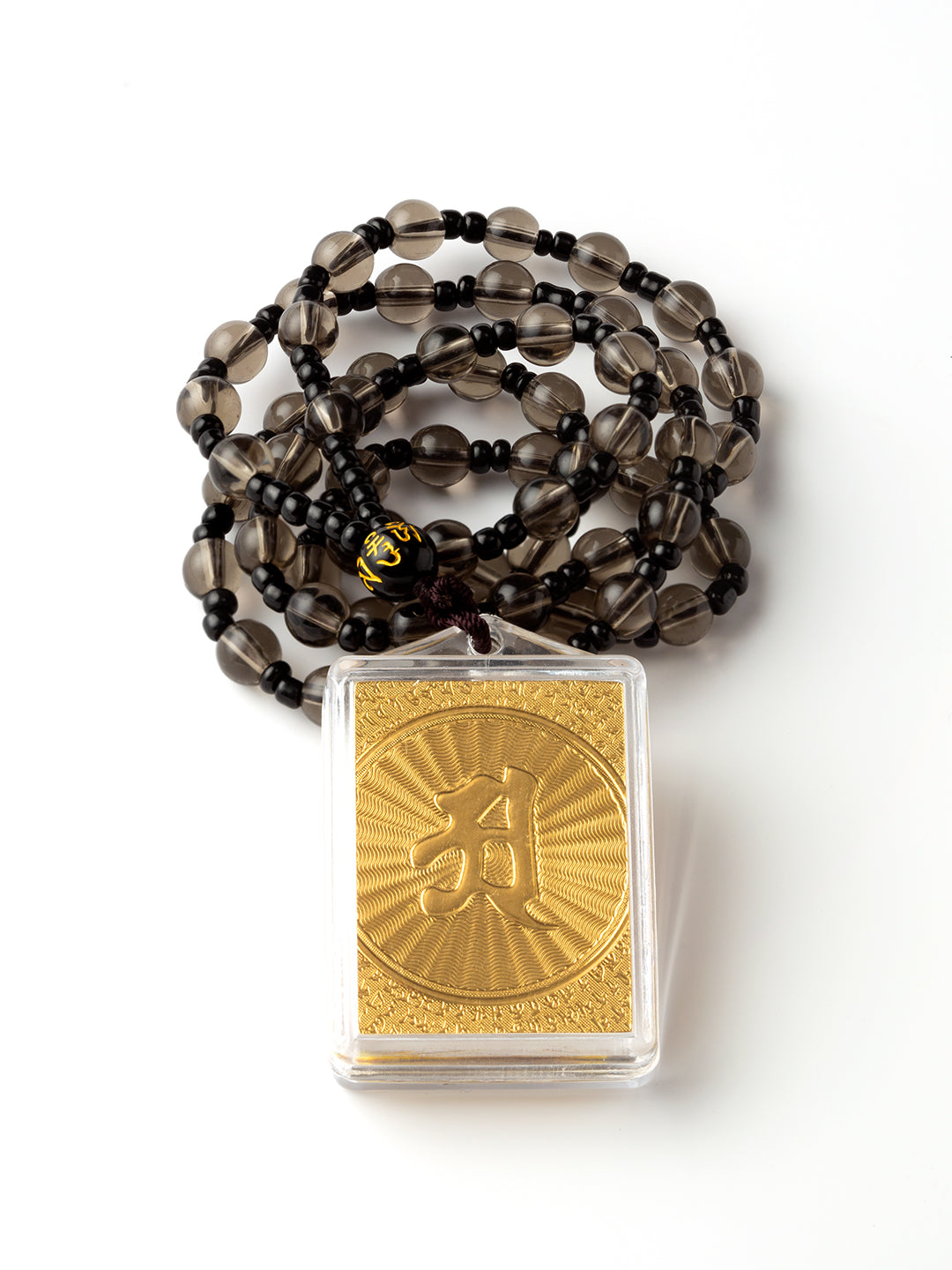 Shurangama Mantra Fortune Pouch Pendant Necklace · Green Multicolor