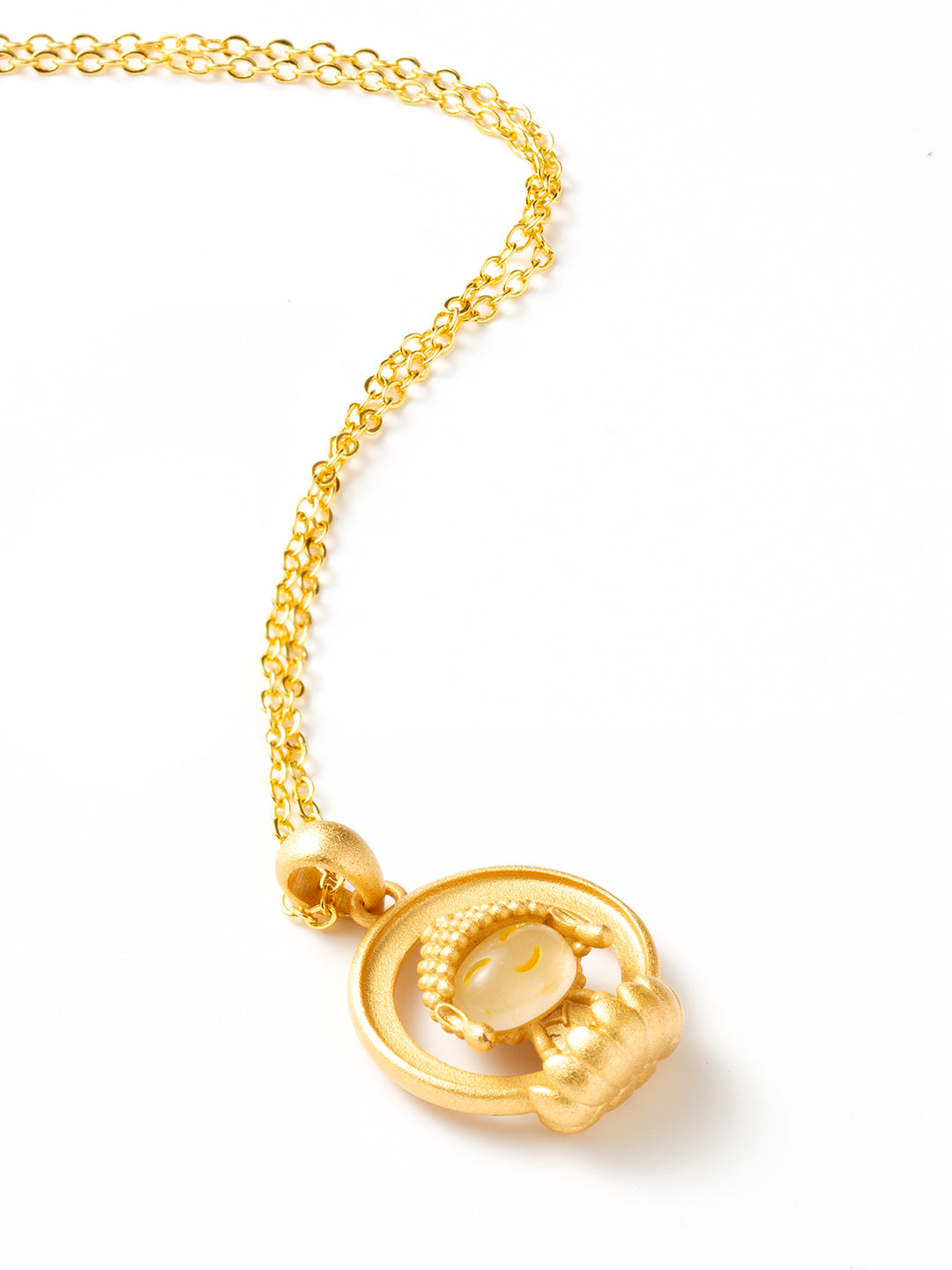 Mini Hetian Jade Buddha Pendant