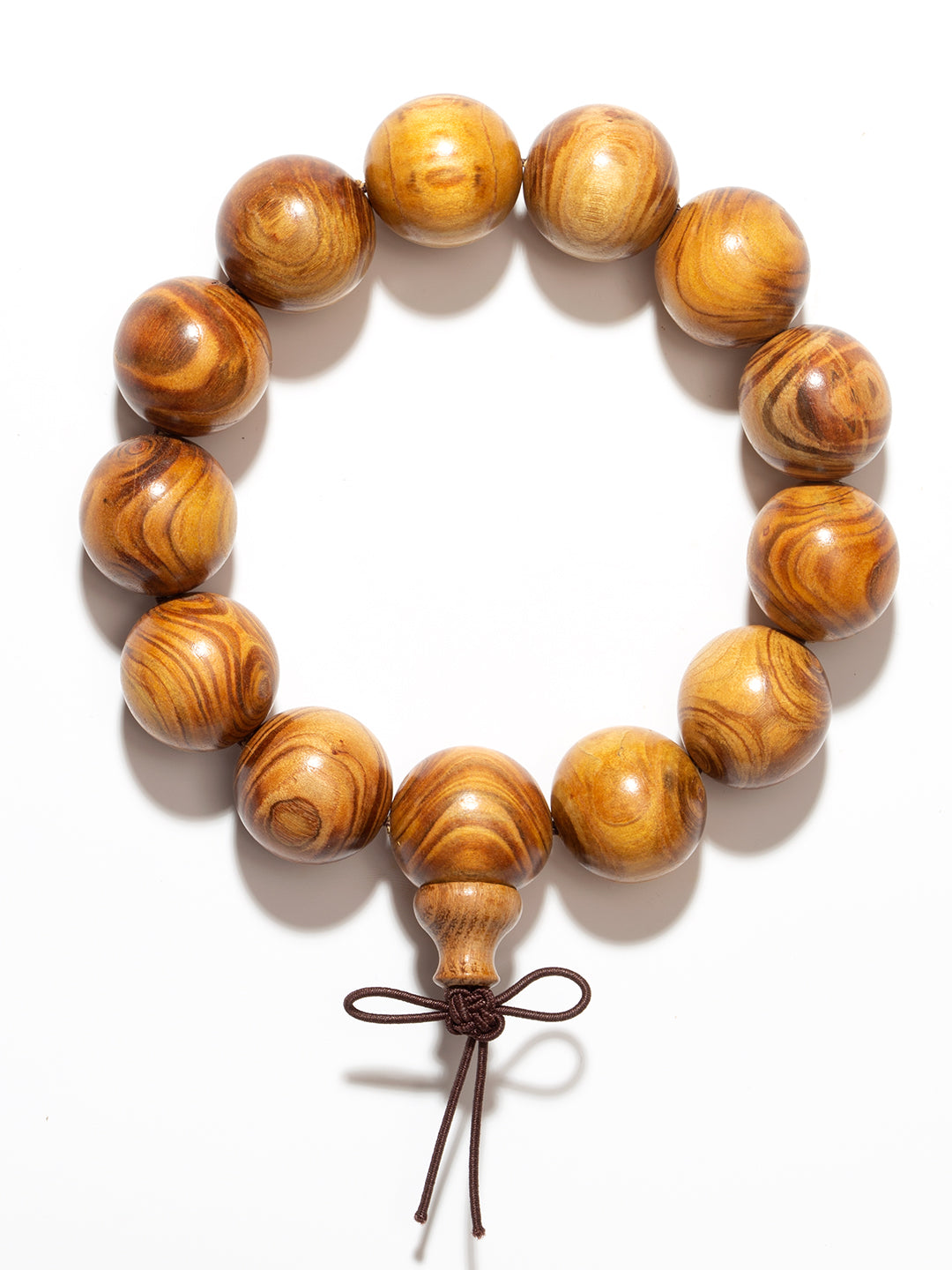 Golden Glaze Wood Bracelet