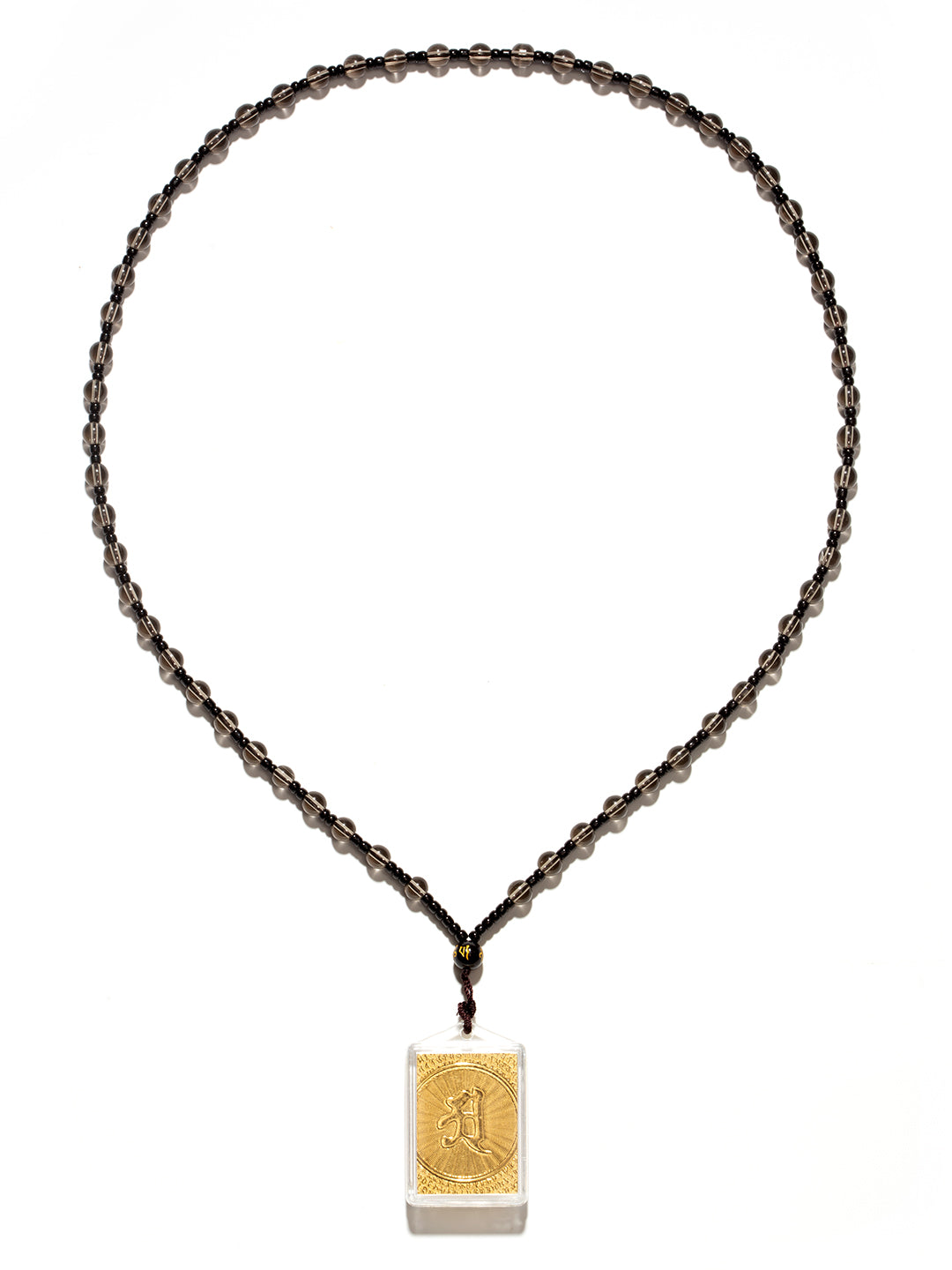 Shurangama Mantra Fortune Pouch Pendant Necklace · Green Multicolor