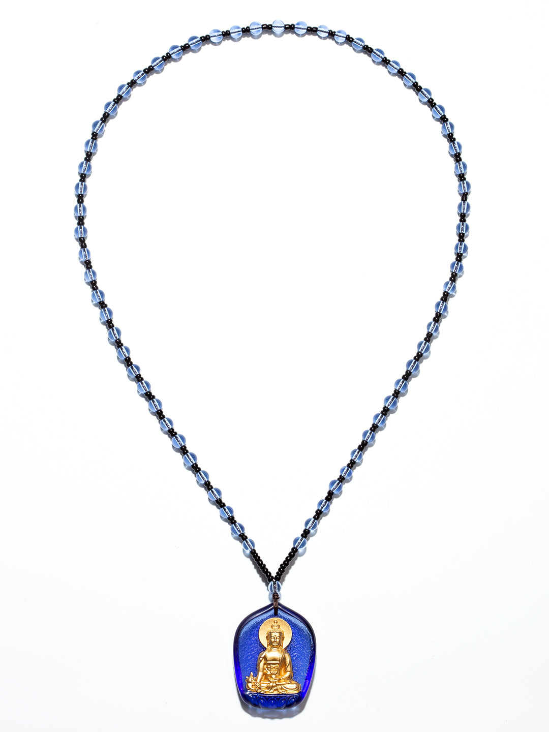 Gilded Glass Medicine Buddha Amulet | Zensambodhi