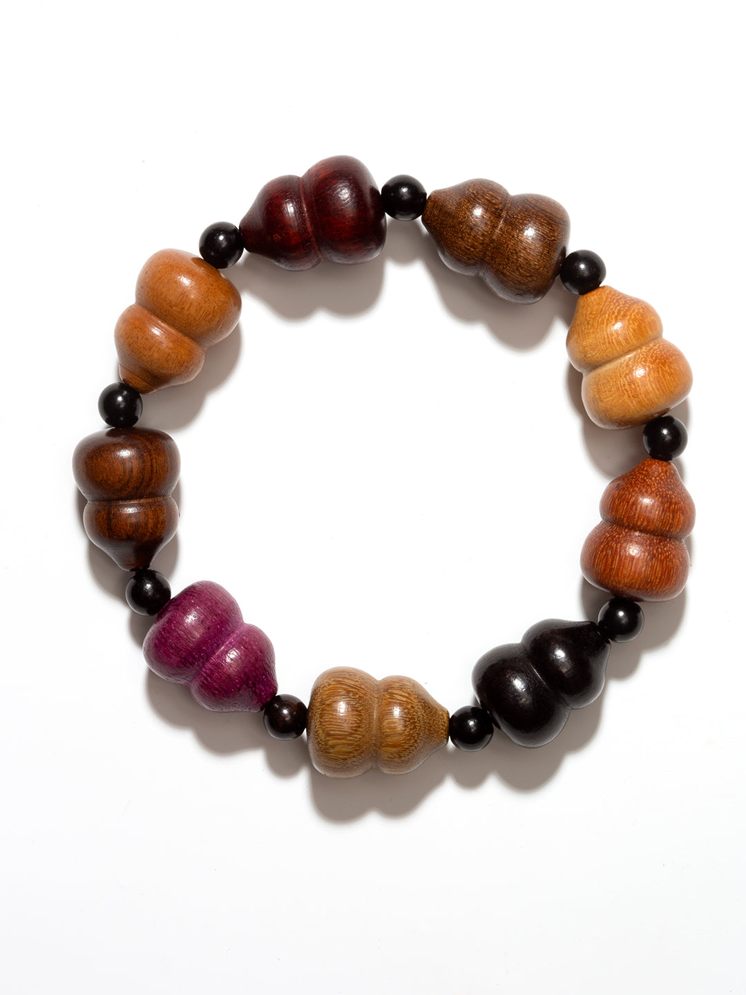 Multiwood Gourd Bracelet
