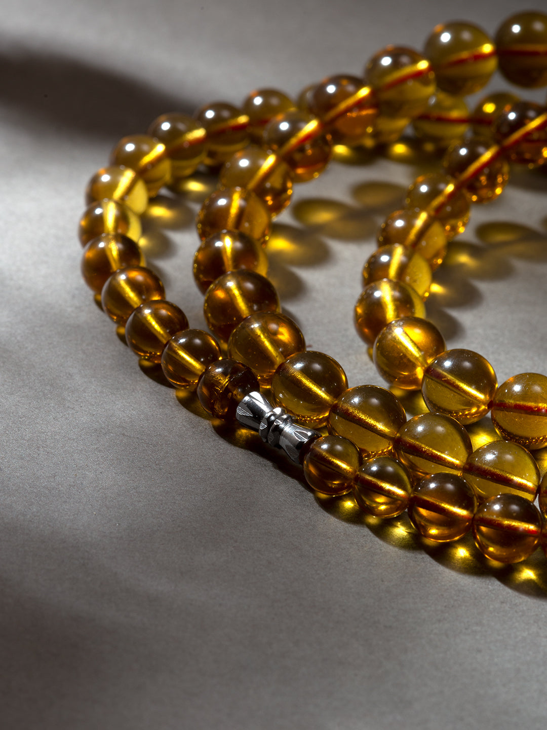 Green Tea Amber Necklace