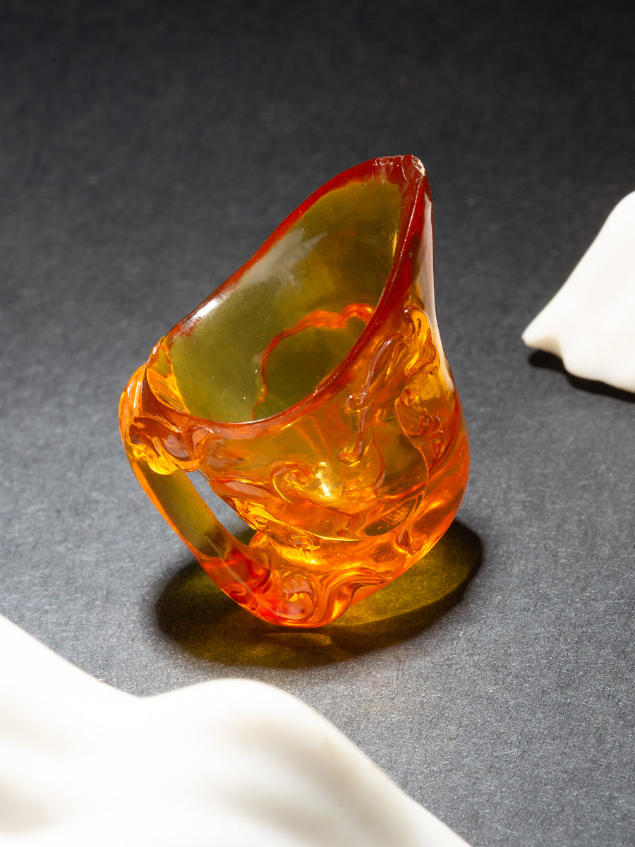 Amber Mini Chalice Pendant