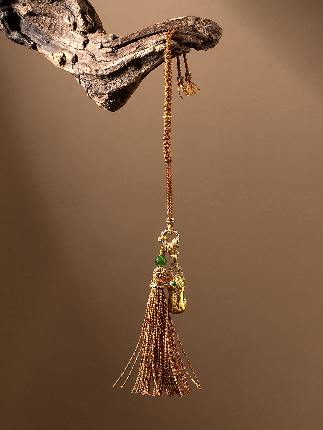 Golden Pixiu Copper Pendant | Zensambodhi