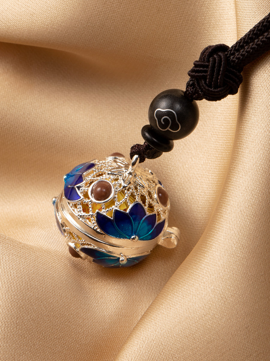 Cloisonné Openwork Sachet Sphere Pendant
