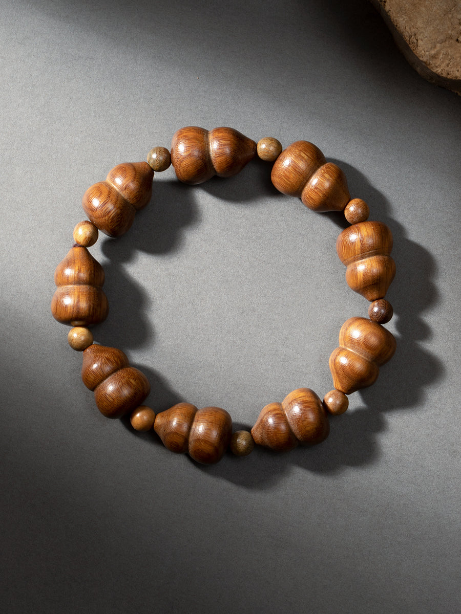 Green Sandalwood Gourd Bracelet