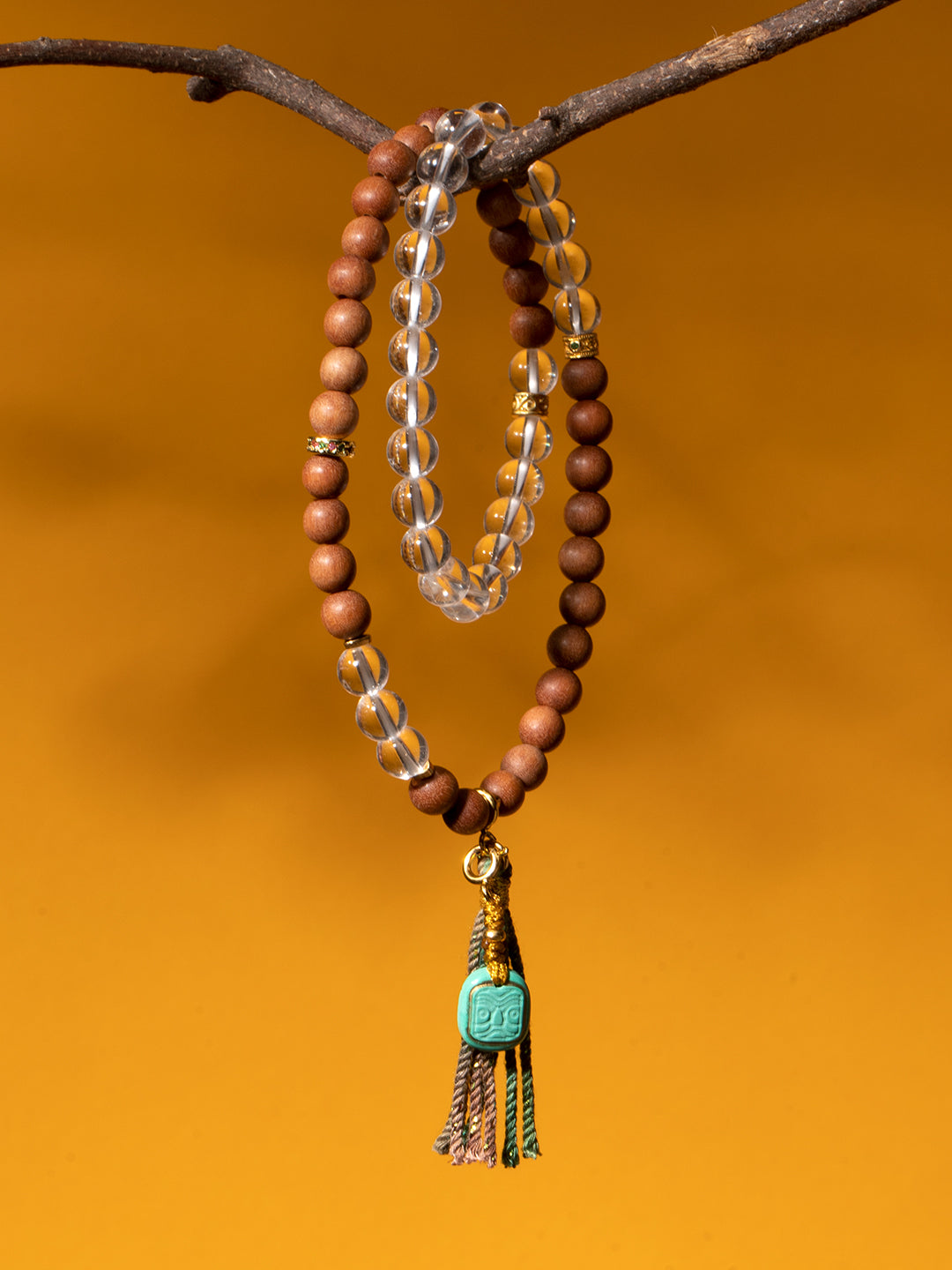 Barbie Nut Quartz Double Wrap | Zensambodhi