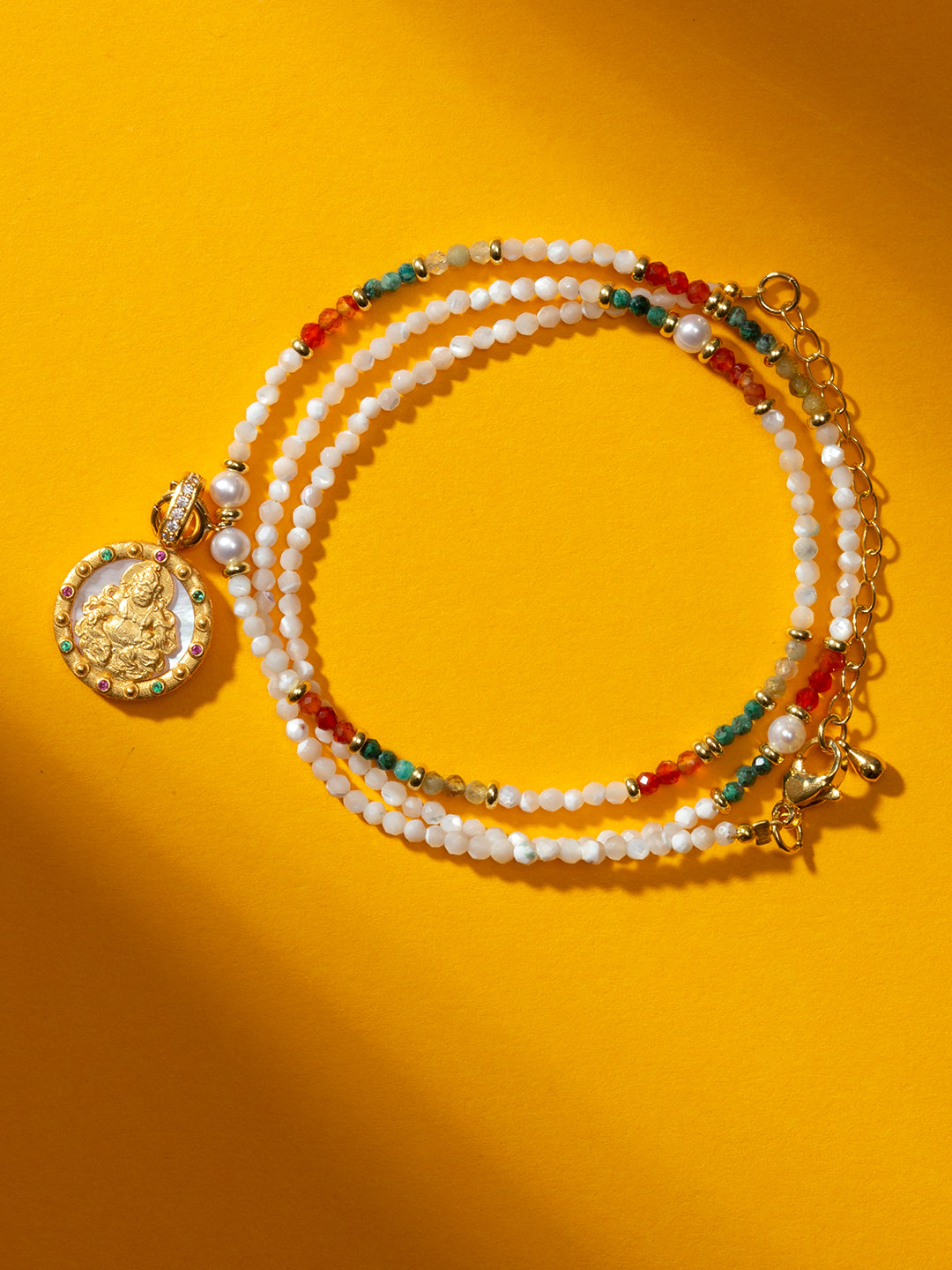 Shell Pearl Jambhala Pendant | Zensambodhi