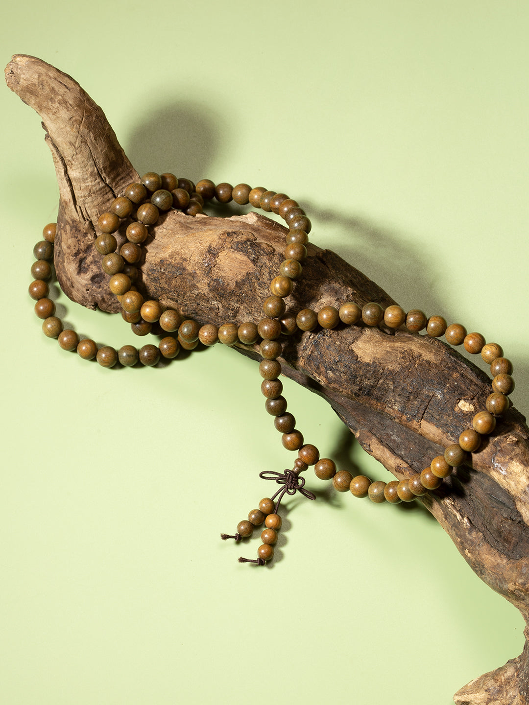 Argentine Green Sandalwood 108-Bead Mala