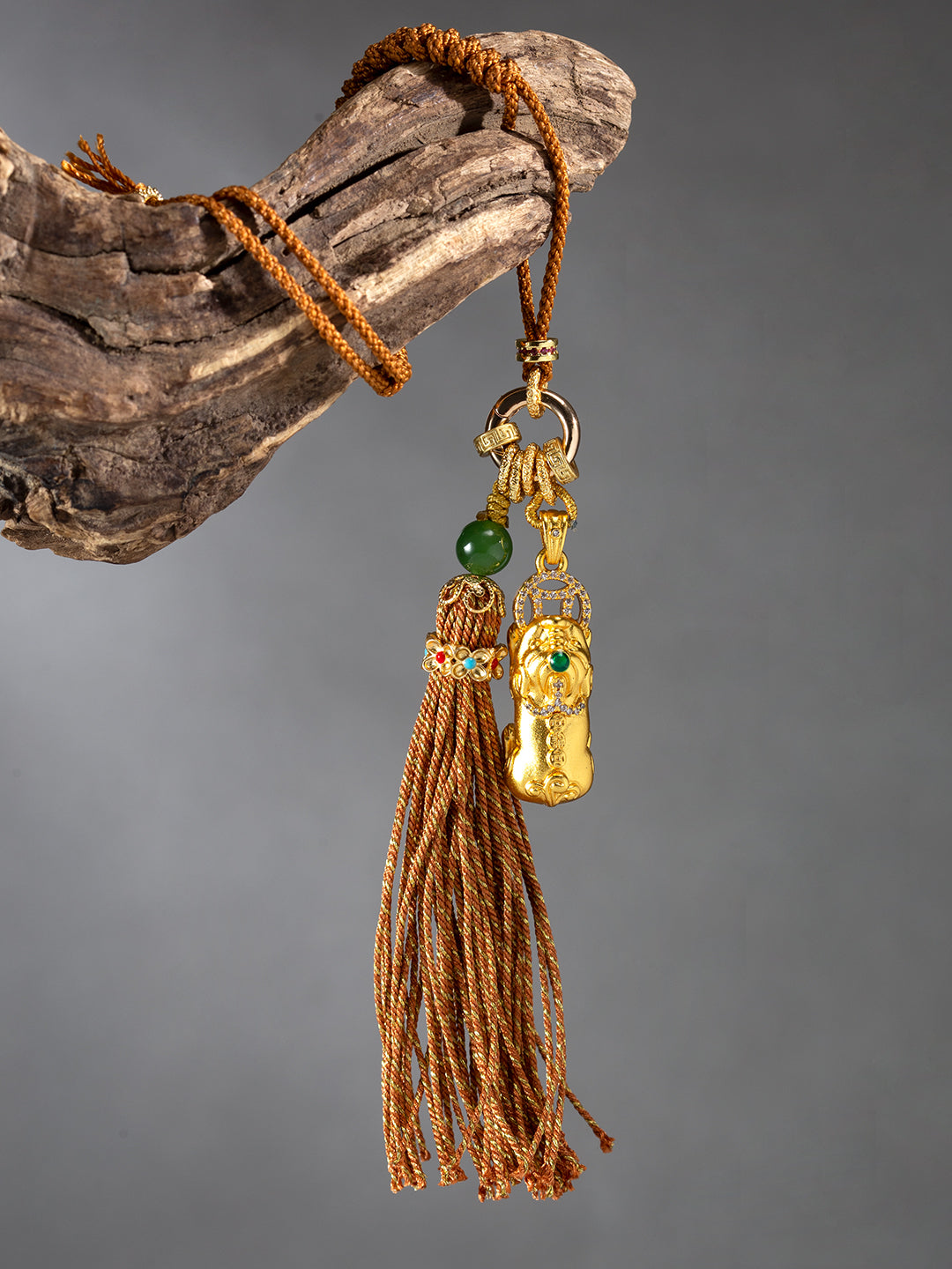 Golden Pixiu Copper Pendant | Zensambodhi