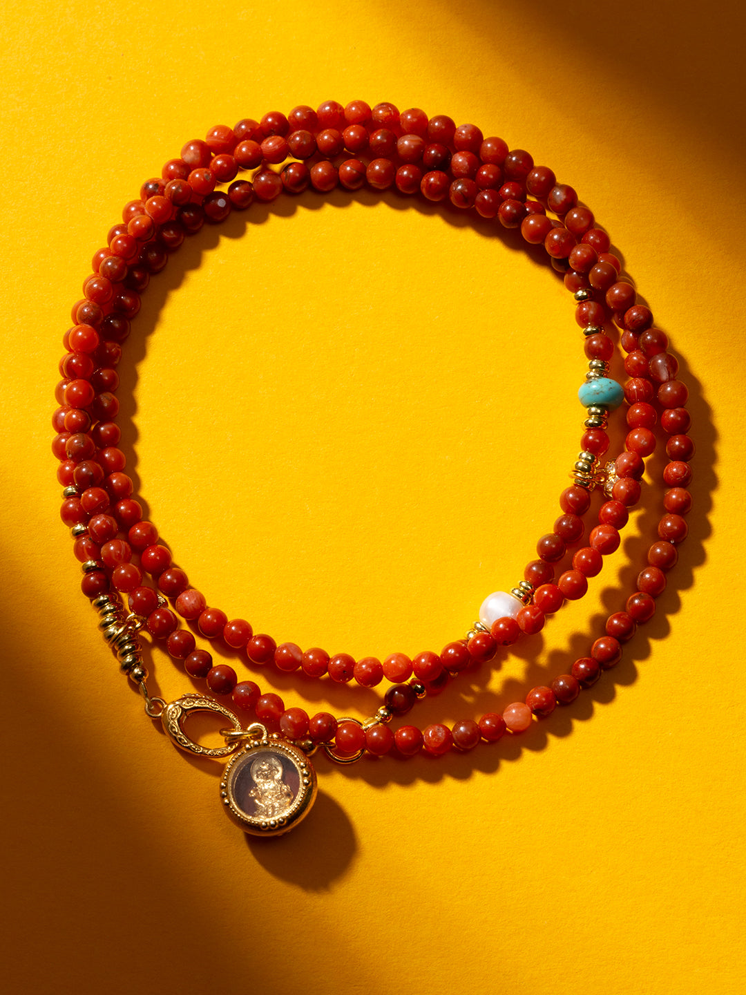 Southern Red Jambhala Necklace | Zensambodhi