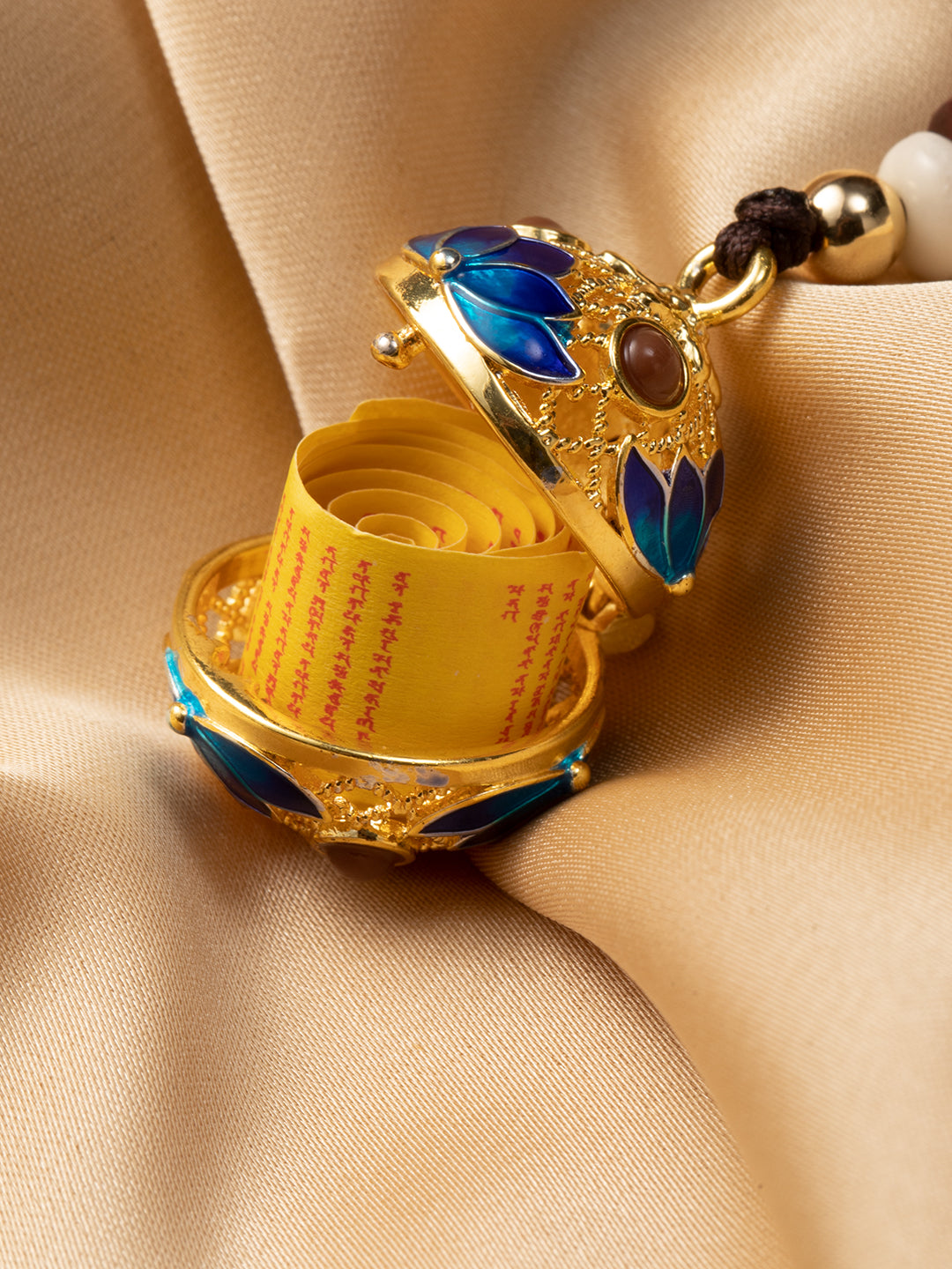 Cloisonné Openwork Sachet Sphere Phone Charm