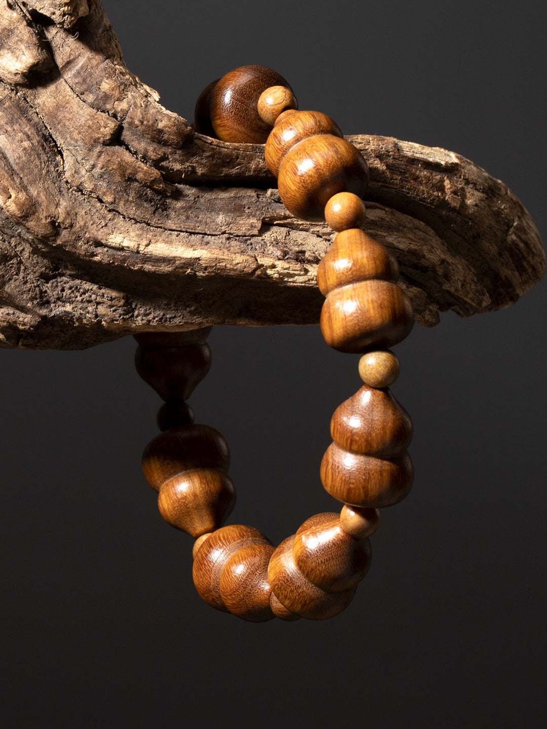 Green Sandalwood Gourd Bracelet