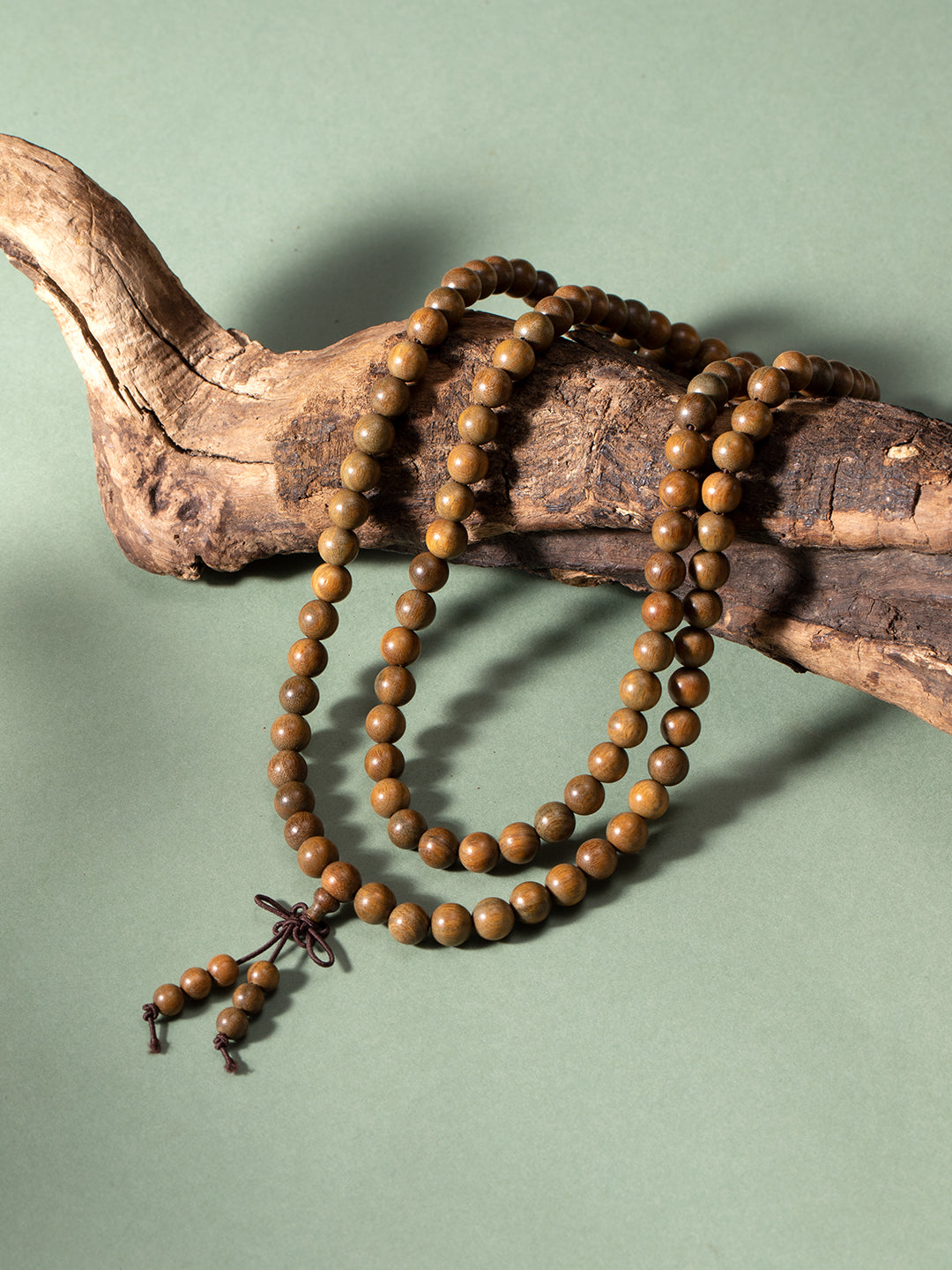 Argentine Green Sandalwood 108-Bead Mala