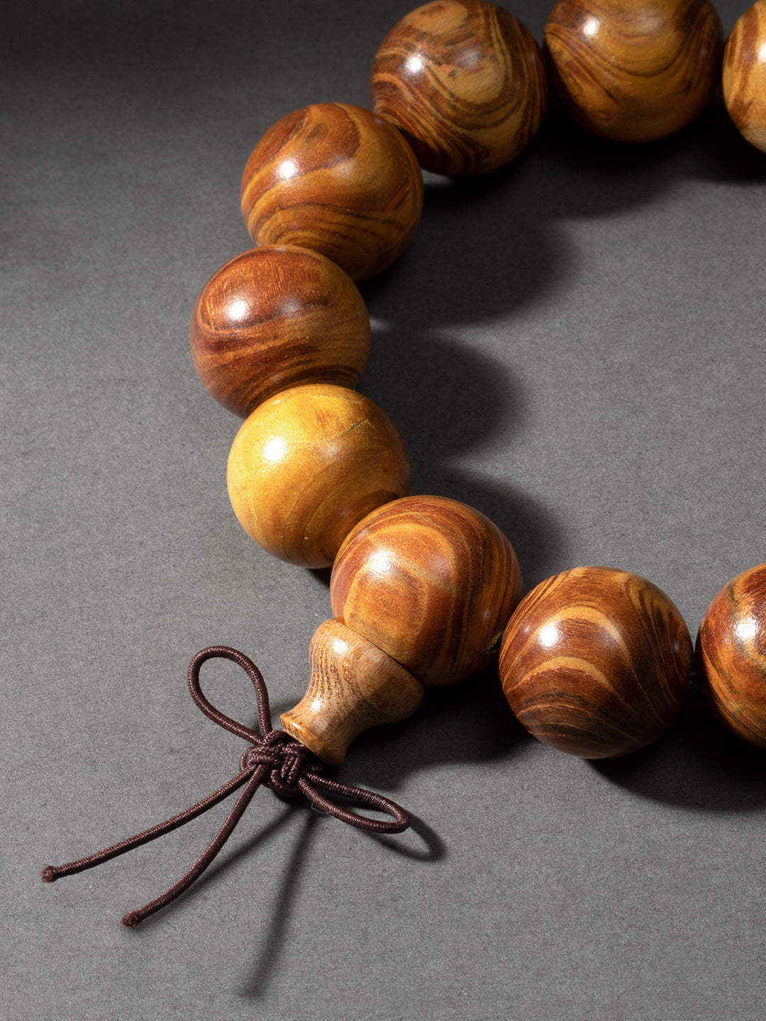 Golden Glaze Wood Bracelet