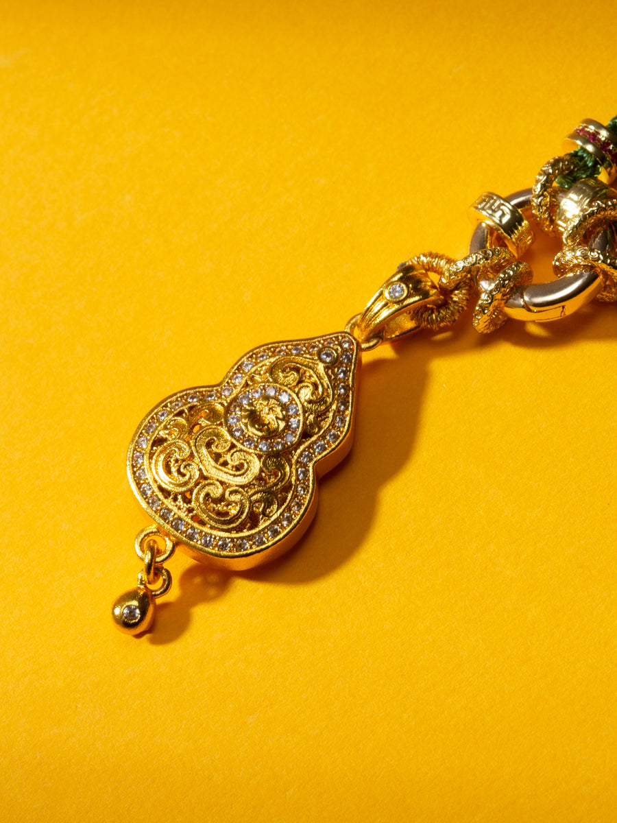 Golden Gourd Copper Pendant | Zensambodhi