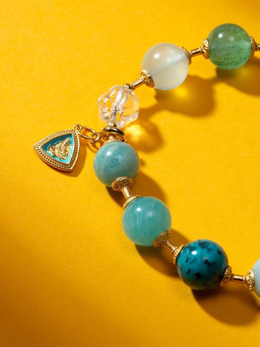 Silver Azure Treasure Bracelet | Zensambodhi