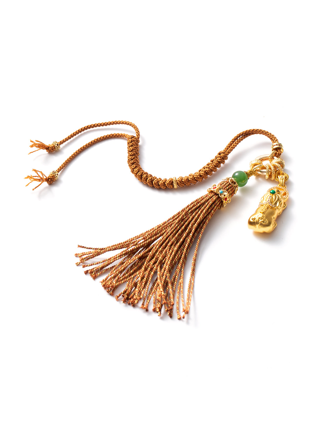 Golden Pixiu Copper Pendant | Zensambodhi