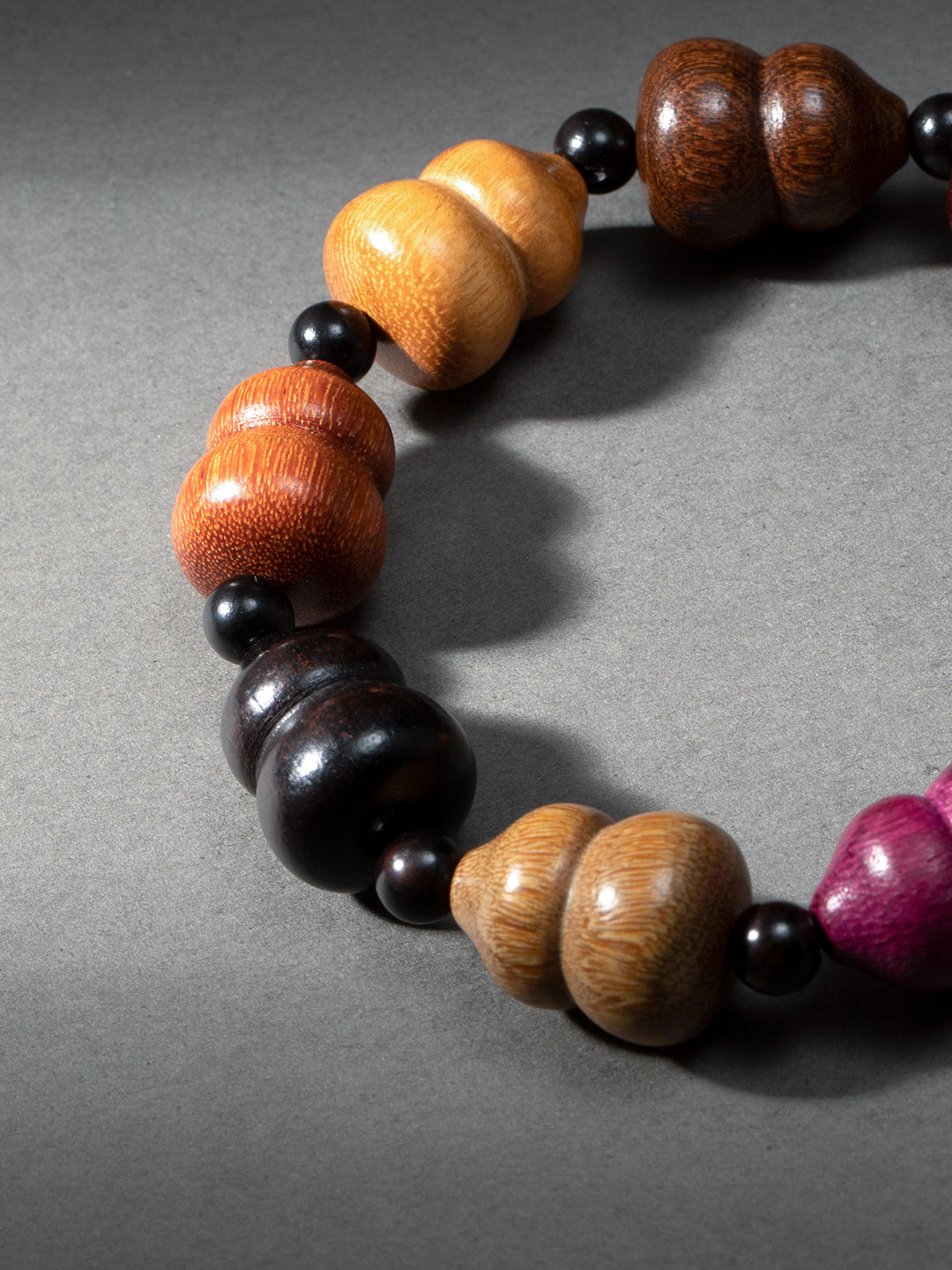 Multiwood Gourd Bracelet
