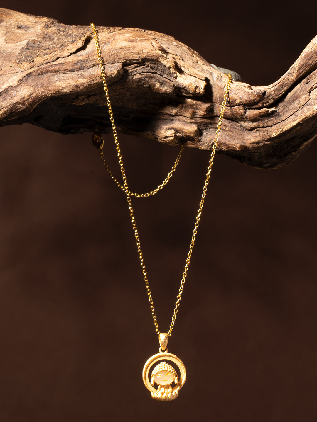 Mini Hetian Jade Buddha Pendant