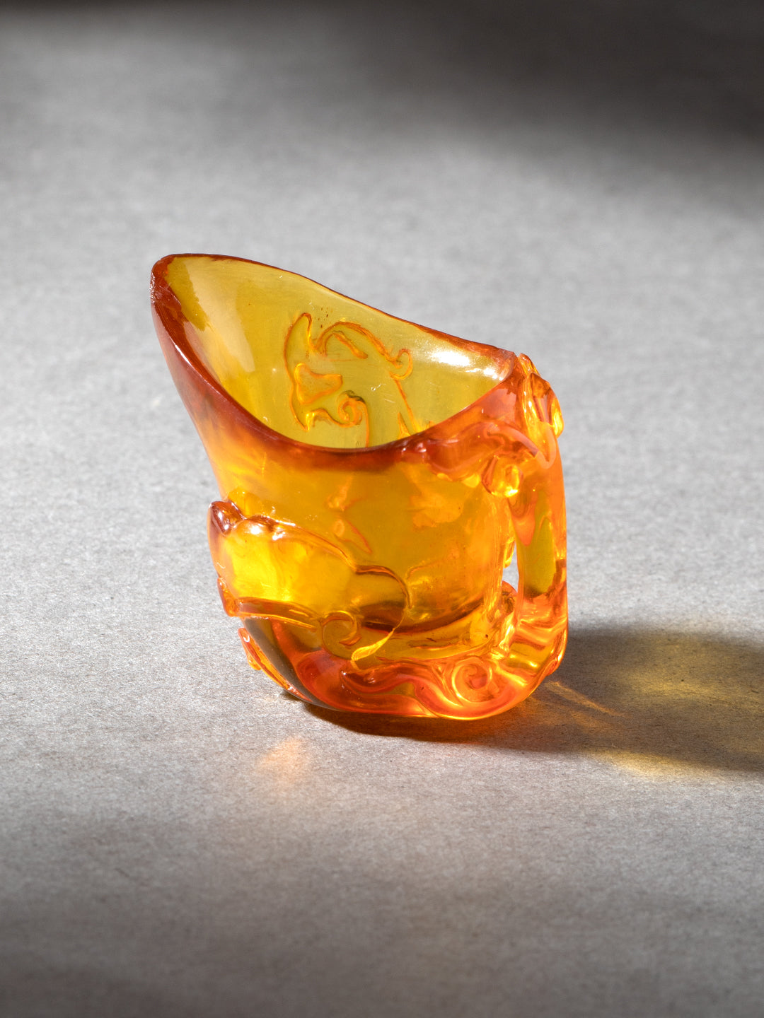 Amber Mini Chalice Pendant