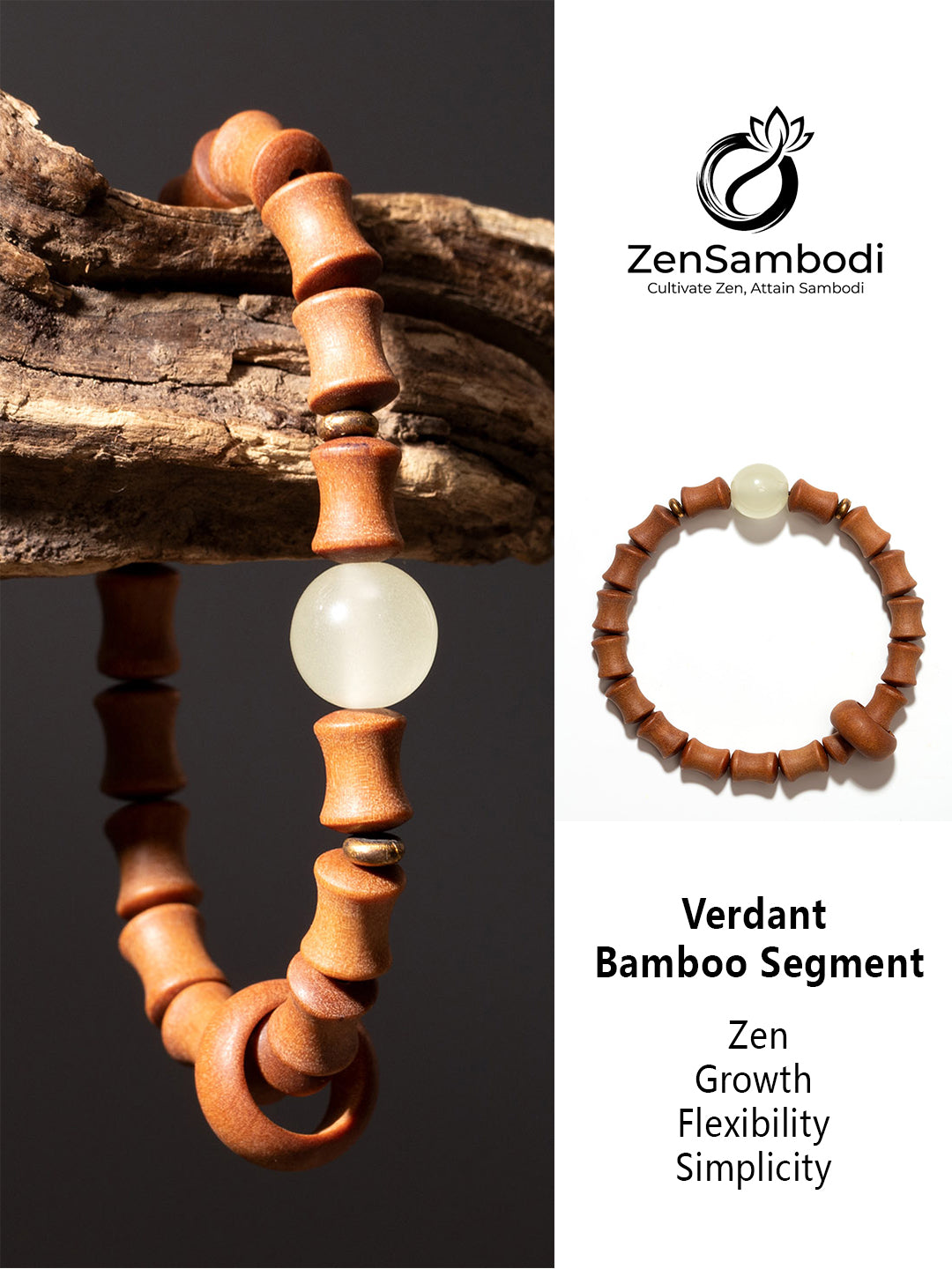 Barbie Wood Bamboo-Joint Bracelet